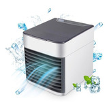Mini Ar Condicionado Climatizador Portátil Umidificador Usb Cor Branco/cinza 110v/220v
