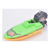 Mini Barco Lancha A Corda Outboard Boats Brinquedo Piscina
