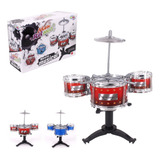 Mini Bateria Infantil Musical Rock Baby Meu Ritmo Jazz Music