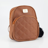 Mini Bolsa Mochila Feminina Pequena Estilosa Para Dia Dia Cor Preto