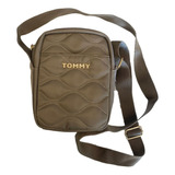 Mini Bolsa Transversal Bag Tommy Hilfilger Verde - Original 