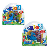  Mini Bonecos Blu E Jade Com Adesivo Rio 2 Colecionável 847