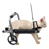 Mini Cadeira Rodas Cão Cachorro Gato Pequeno Filhote Até 2kg Cor Preto