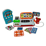 Mini Caixa Registradora Infantil Scanner C/ Som Luz Didatico