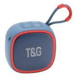 Mini Caixa Som Bluetooth Tg659 Portátil T&g Bateria 3 Horas