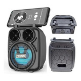 Mini Caixinha De Som Portatil Bluetooth Musica Speaker Tws Cor Preto/rgb
