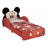  Mini Cama Bebê Mickey Disney Pura Magia Vermelho Com Preto 
