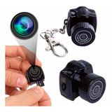 Mini Câmera Espiã Disfarçada Chaveiro Miniatura Filma Tudo