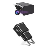 Mini Câmera Espião Carregador Escondido Tomada Hd Wifi