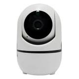 Mini Camera Robô Ip Wifi Hd Onvif Sensor Movimento Automatic Cor Branco