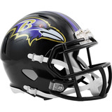 Mini Capacete Decorativo Riddell Speed Baltimore Ravens