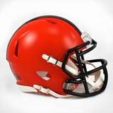 Mini Capacete Decorativo Riddell Speed Cleveland Browns