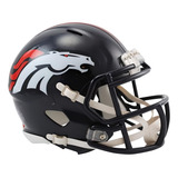 Mini Capacete Decorativo Riddell Speed Denver Broncos