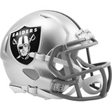 Mini Capacete Decorativo Riddell Speed Las Vegas Raiders