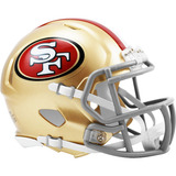 Mini Capacete Decorativo Riddell Speed San Francisco 49ers