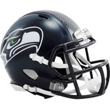 Mini Capacete Decorativo Riddell Speed Seattle Seahawks