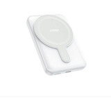 Mini Carregador Portátil Indução 5000 Mah Kaidi Kd 8885 Cor Branco