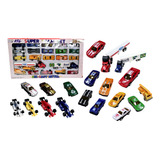 Mini Carros Carrinho De Coleção Miniatura Brinquedo Com 25un