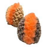 Mini Chaveiro Porco Espinho De Pelúcia 10cm - Jg De 02pçs