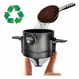 Mini Coador Individual Filtro Cafe Inox Cantinho Do Café