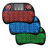 Mini Controle Led Teclado Sem Fio Smart Tv Box Netflix 
