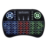 Mini Controle Teclado Sem Fio Tv Smart, Tv Box Netflix Led 