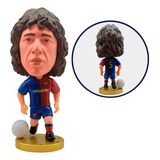 Mini Craque Carles Puyol Barcelona Miniatura Futebol Soccerw