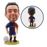 Mini Craque Xavi Barcelona - Miniatura Futebol Soccerwe