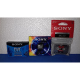 Mini Disc Md Sony Lacrado (japão) + Minicassete + Dvc Video