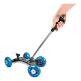 Mini Dolly Skater Slider Com Bastão Para Câmera E Filmadora