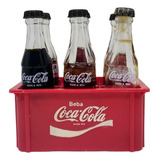 Mini Engradado Com Garrafinhas De Coca Cola