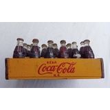 Mini Engradado Raro C/ 23 Garrafas Coca-cola - De 1954 - A62