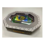 Mini Estádio Copa Do Mundo Catar Qatar 2022 - Seleção Brasileira - C/ 60 Cards - Edição Limitada Com Melhor Preço Do Mercado 