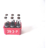 Mini Garrafas Coca Cola No Engradado Japão !!!!