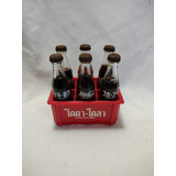 Mini Garrafinhas Da Coca Cola Com Engradado