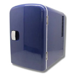 Mini Geladeira Refrigerador Aquecedor Portátil 4,5 Lts Azul