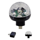 Mini Globo De Luz Bola Maluca Led Colorido Usb Para Celular