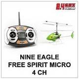 Mini Helicóptero R/c Nine Eagles Free Spirit 4ch 2.4g Drone