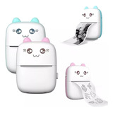 Mini Impressora De Bolso Térmica Bluetooth Criança Gatinho