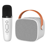 Mini Karaokê Infantil Bluetooth Caixa De Som Com Microfone