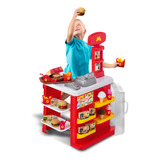 Mini Lanchonete Hamburgueria Infantil Caixa Registradora