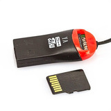 Mini Leitor De Cartão Micro Sd / M2 Adaptador Usb 2.0