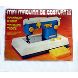 Mini Máquina Costura Estrela Brinquedo Antigo P/ Restaurar