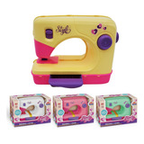 Mini Maquininha De Costura Infantil Brinquedo Style C/ Fita Cor Amarela