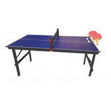 Mini Mesa De Ping Pong Infantil Redinha Retrátil Incluso
