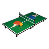 Mini Mesa De Ping-pong 90x40 Com Rede E Raquetes - Kobest