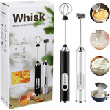 Mini Mixer 2 Em 1 Eletrico Misturador De Bebida Espuma Leite Cor Azul
