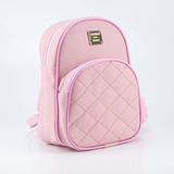 Mini Mochila Feminina Bolsa De Costas Pequena Dia A Dia Cor Rosa Beb