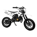Mini Moto Cross A Gasolina 49cc 2 Tempos Freio A Disco Cor Preta