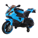 Mini Moto Elétrica Infantil 6v Azul Bw127az Importway